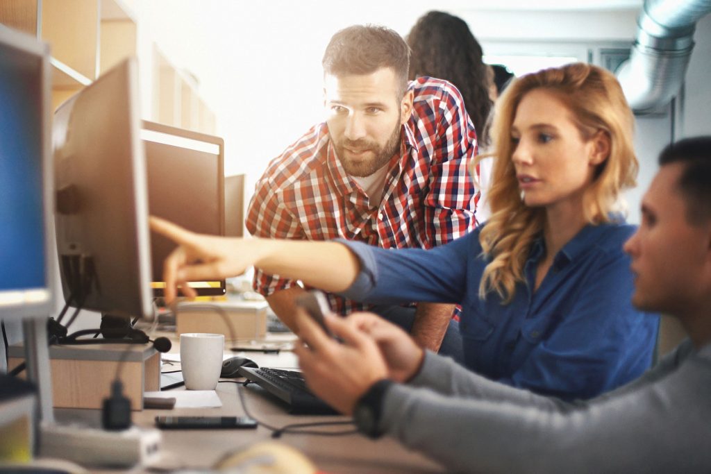 Application developers at work