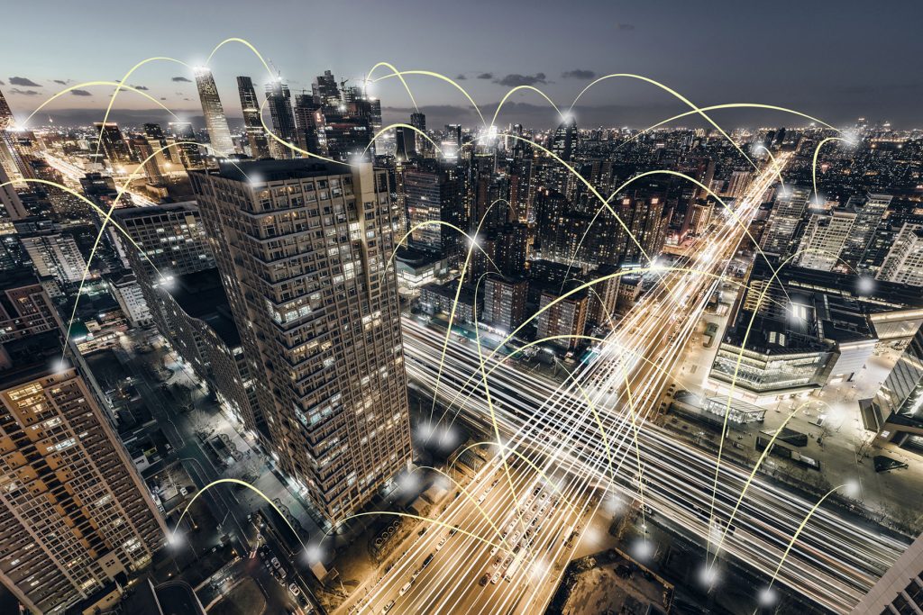 Connected city network